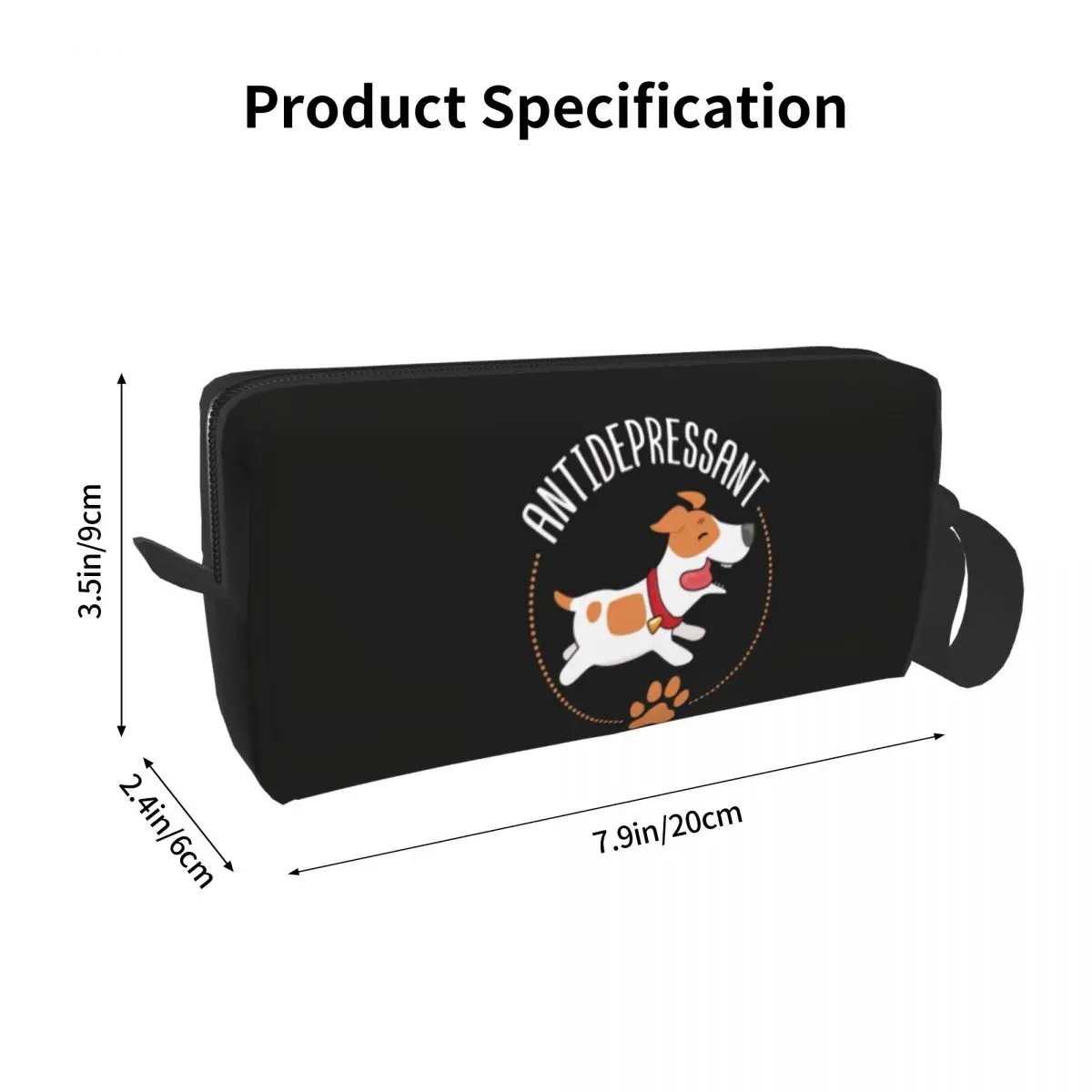 Custom Jack Russell Terrier Dog Travel Cosmetic Bag for Women Toiletry Makeup Organizer Ladies Beauty Storage Dopp Kit