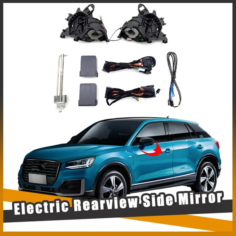 

For AUDI Q2 2019+ Auto Intelligent Automatic Car Electric Rearview Side Mirror Folding System Kit Module