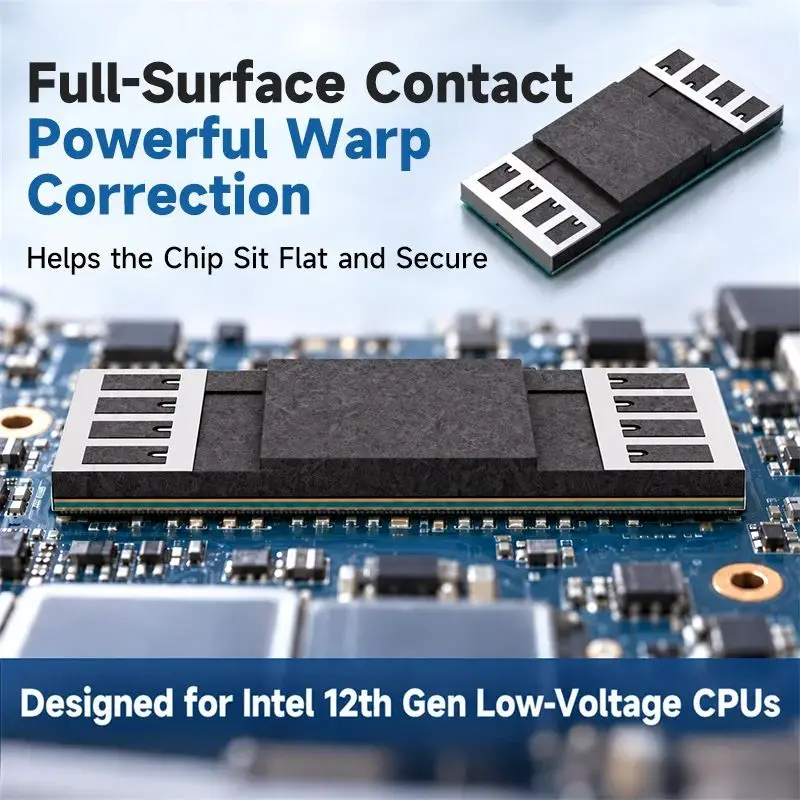 XZZ BGA Chip Correction Tool Low Voltage Chip Flattening Welding Lamination Fixture for Intel 12th DR CPU Soldering Repair Tool