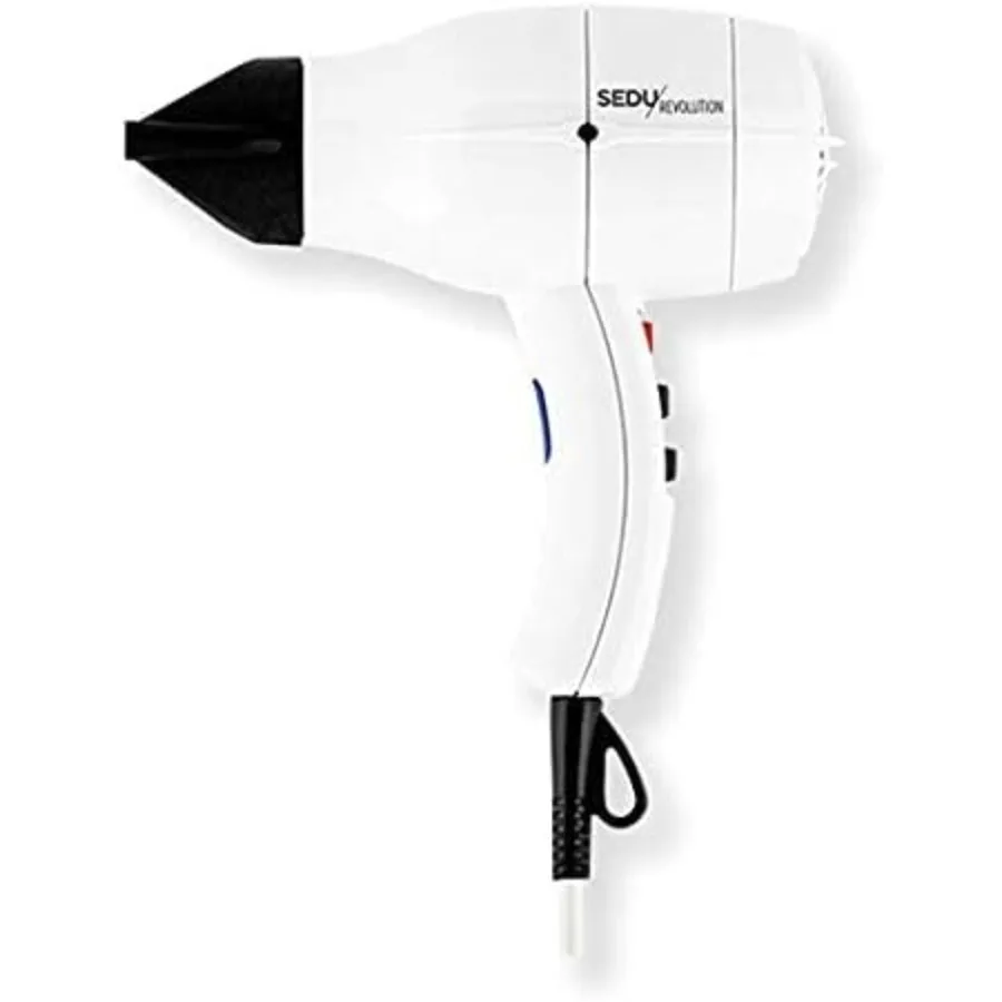 

Sedu Revolution Pro Tourmaline Ionic 4000i Hair Dryer White Salon-Grade Styling with Tourmaline Ceramic Heating for Smooth Shin