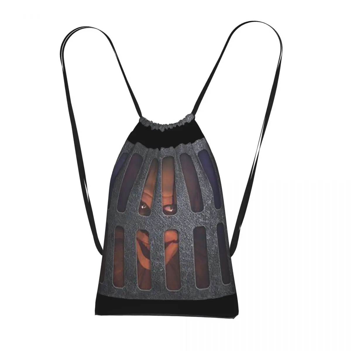 Halloween Welcome Horror Movie IT Pennywise Drawstring Backpack Sports Gym Bag Lightweight Storage Drawstring Bag for Men Women