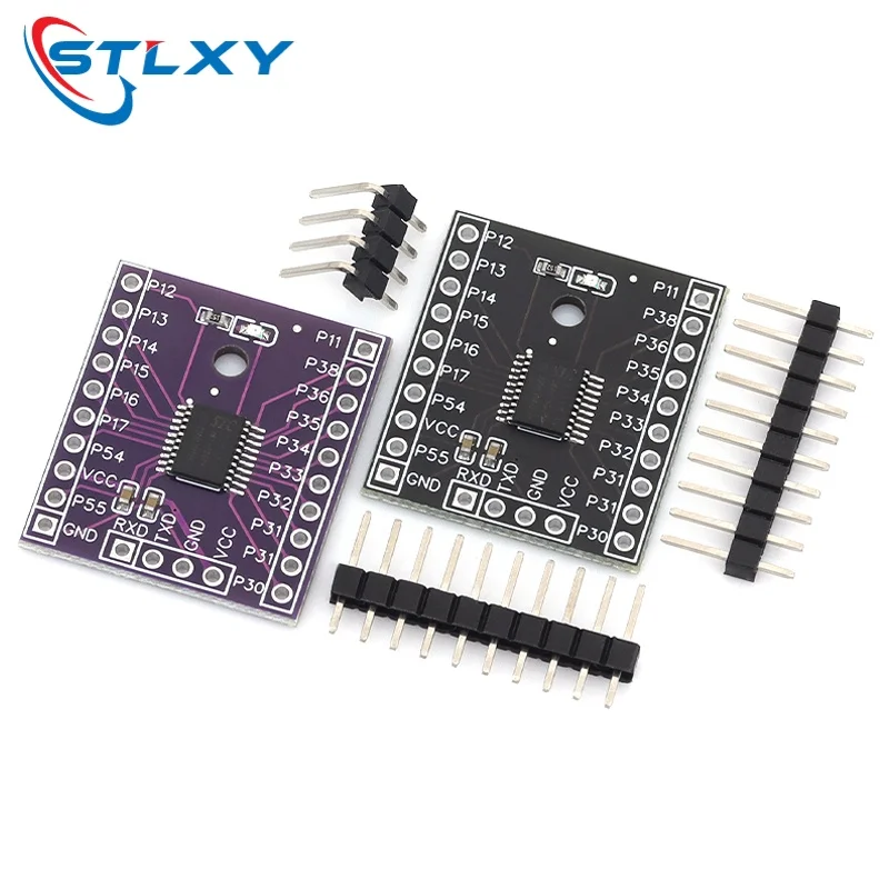 STC8G1K08-TSSOP20 MCU Minimum System Board STC8 Learning Dev Board Black And Purple Two Versions