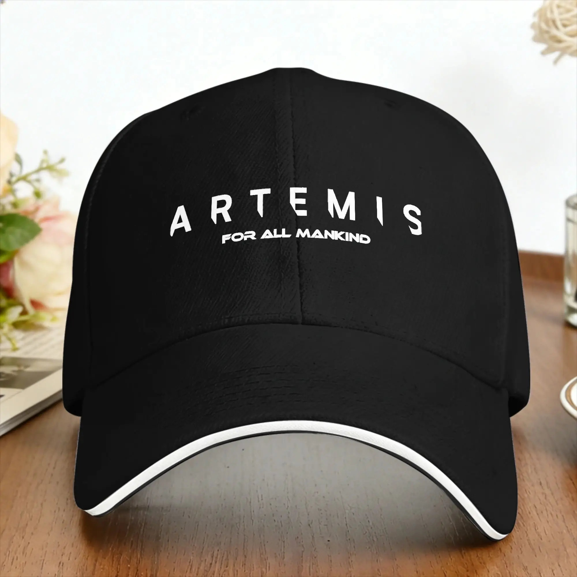 Artemis Mission Phrase Insignia Logo Baseball Cap  Outdoor Sports Sun Visor Trucker Hat Classic Baseball Caps