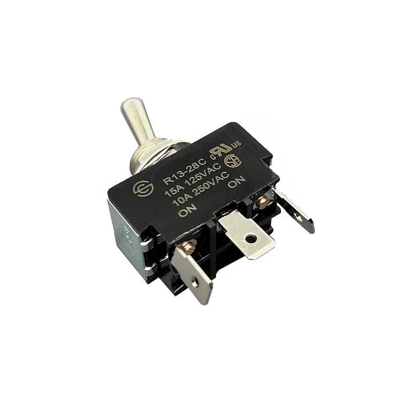 Original authentic R13-28C big button switch three-pin second gear rocker arm toggles the power switch 10A250V