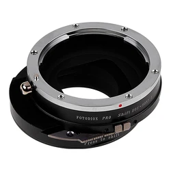 Fotodiox -E Pro Shift Lens Mount Adapter For Canon EOS EF/FD/MD/Nik G Lenses to Sony E-Mount Cameras