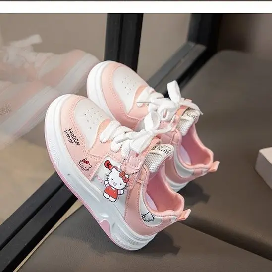 

Girls' Sneakers 2026 New Popular Spring Children's Cartoon Princess Board Shoes Cute Casual Little White Shoes