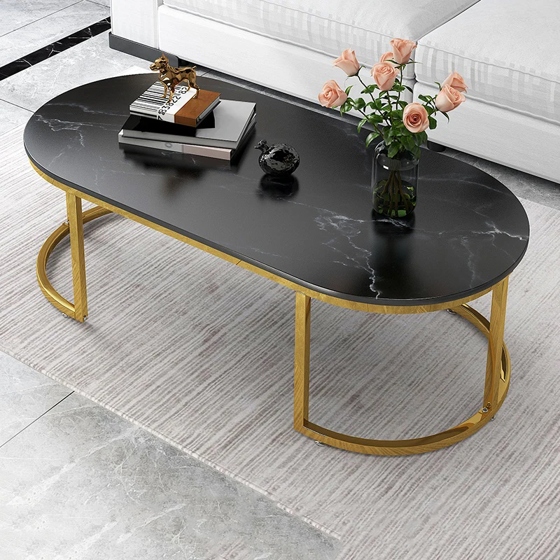 Modern Design Coffee Tables Bedroom Storage Shelf Coffee Table Round Marble Large Space Saving Basse De Salon Home Furnitur