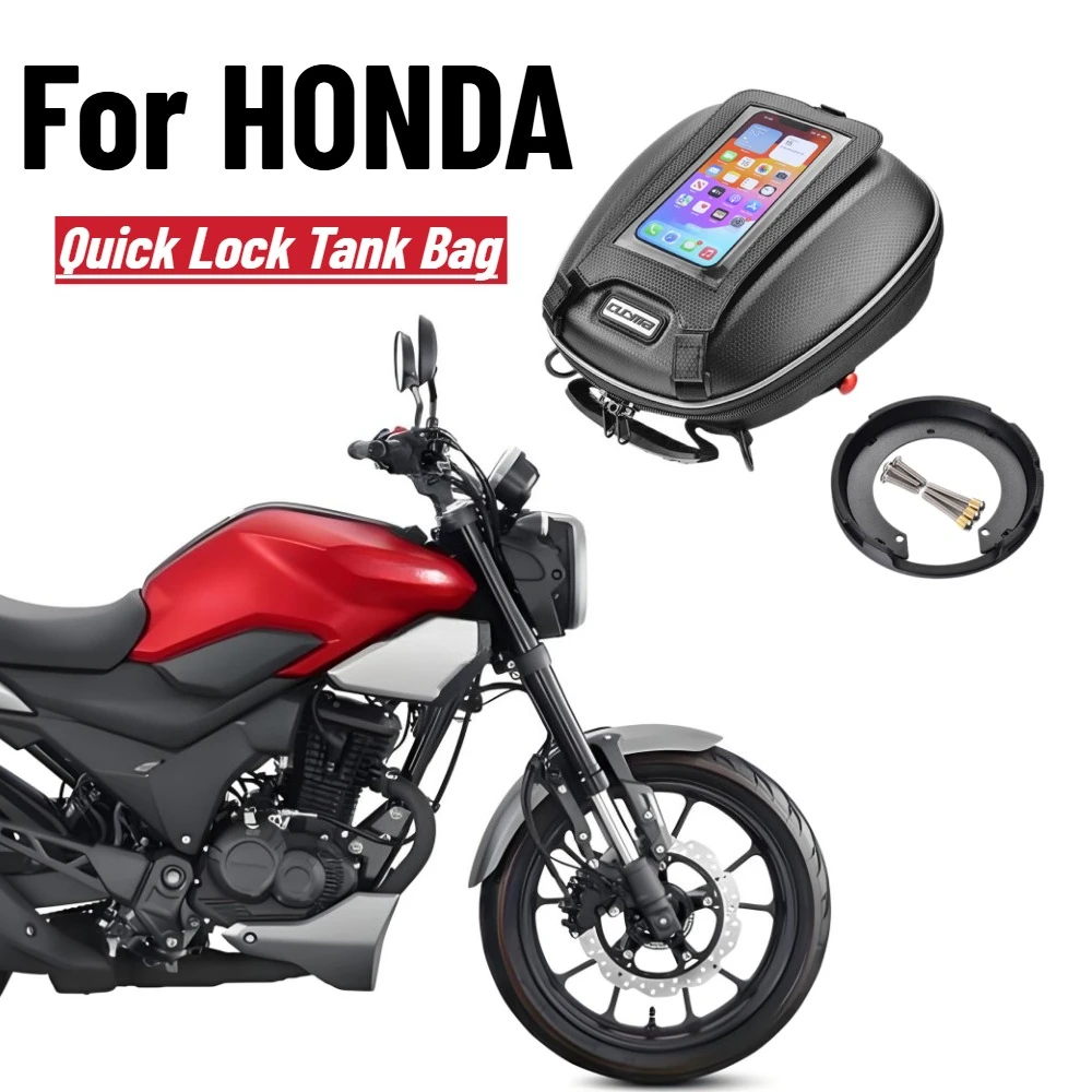 Fuel Tank Bag For HONDA CB 190SS/190R Hornet 600 900 VFR750F VFR800 CB1300 CBF600 N/S Motorcycle Quick Lock Waterproof Luggag