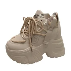 New Autumn Winter Women Warm Sneaker High Platform Fur Snow Shoes Fashion Ladies Trainers Chunky Sneakers Woman Zapatillas Mujer