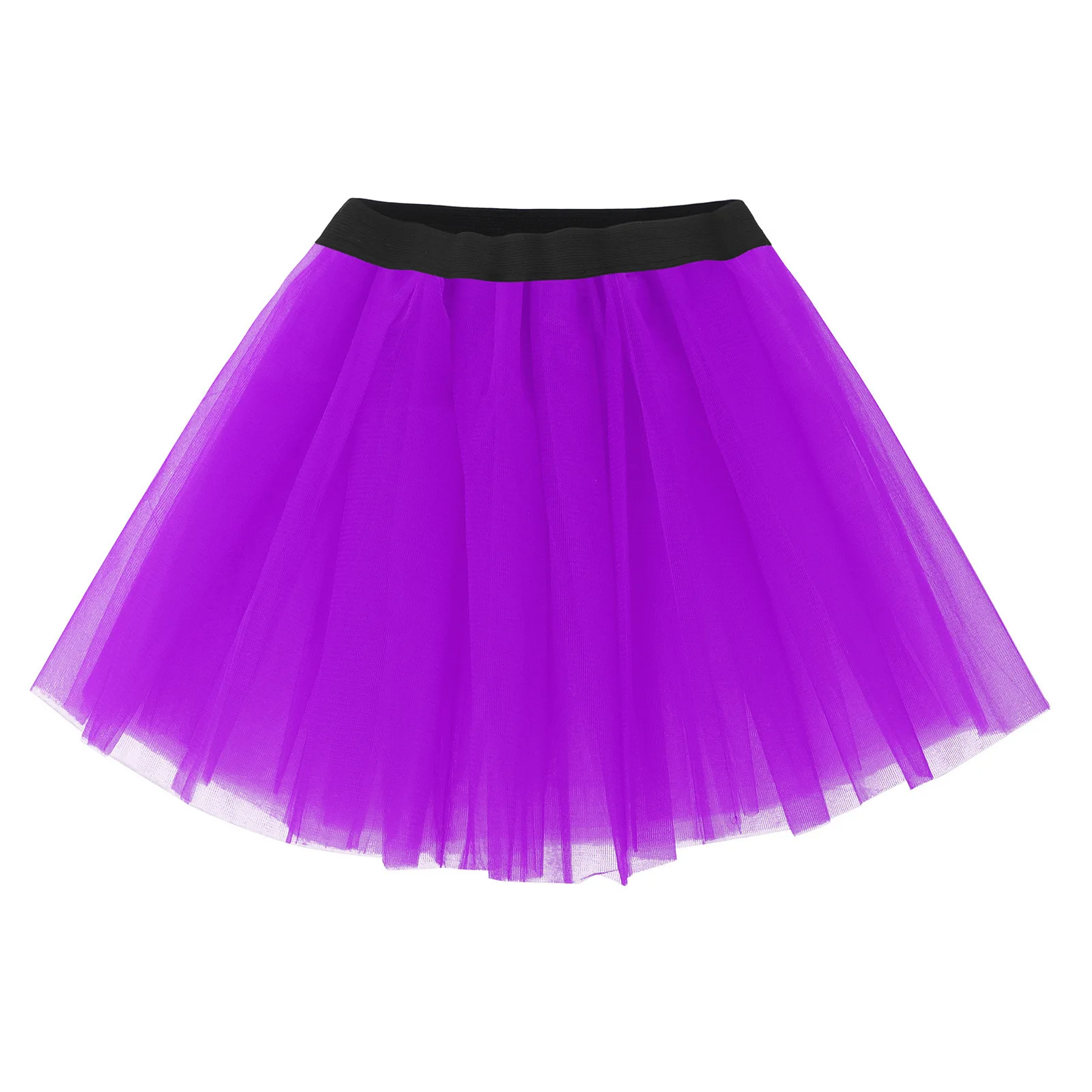 Marathon Running Dress Party New Black Belt Puffy Straight Adult Tutu Skirt