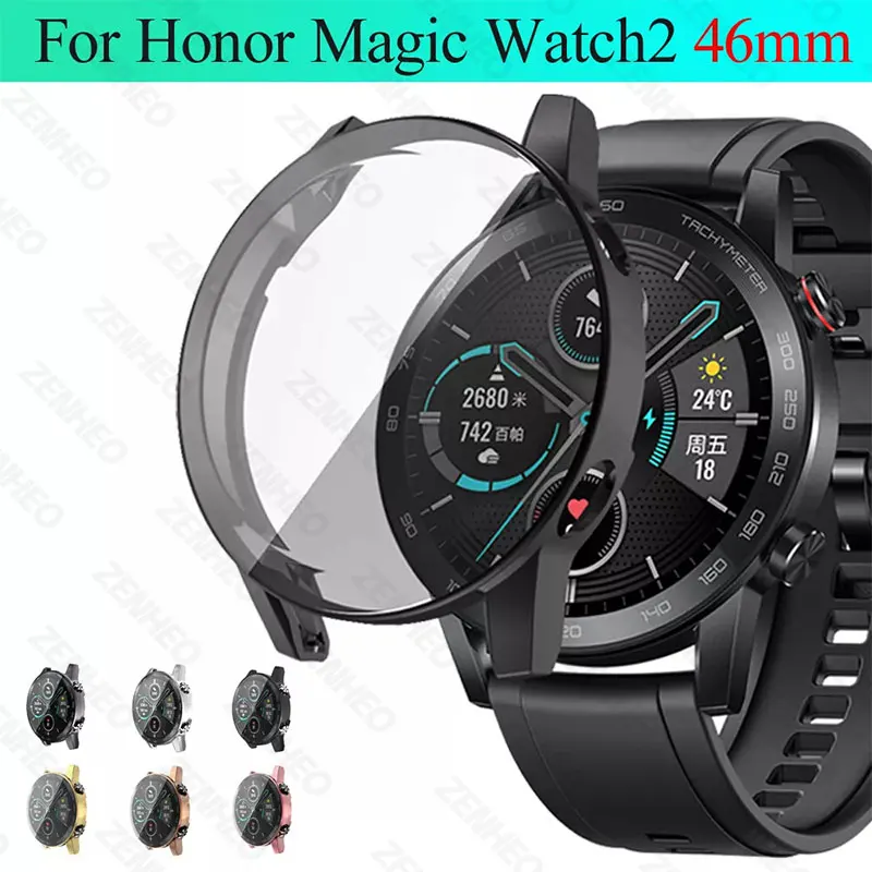 TPU Watch Protective Shell Case For Huawei Honor Magic Watch2 46mm,Screen Protector Shell For Honor Magic 2 Watch Accessories