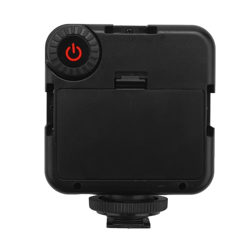 Luz de vídeo LED brillante, iluminación de cámara de 49 Led, Panel de luz de cámara portátil regulable para Canon,Nikon,Sony y otras cámaras DLSR