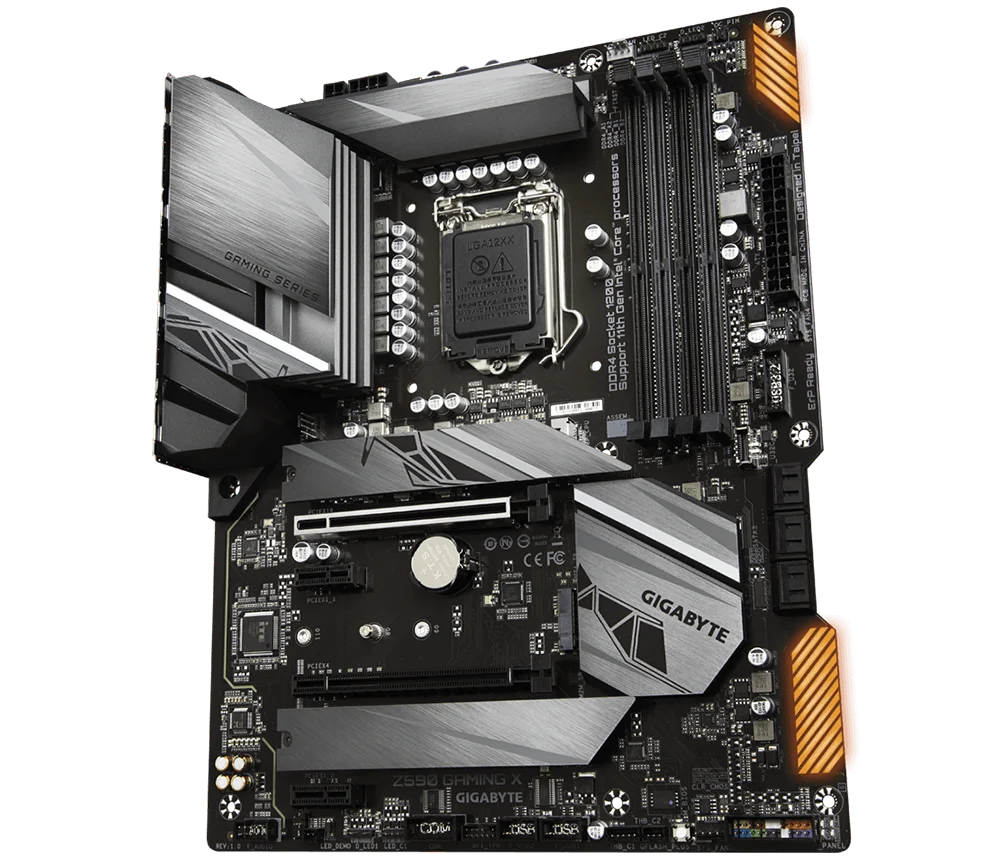 GIGABYTE Z590 Gaming X LGA1200 With  Intel 10th and 11th Gen ATX Motherboard