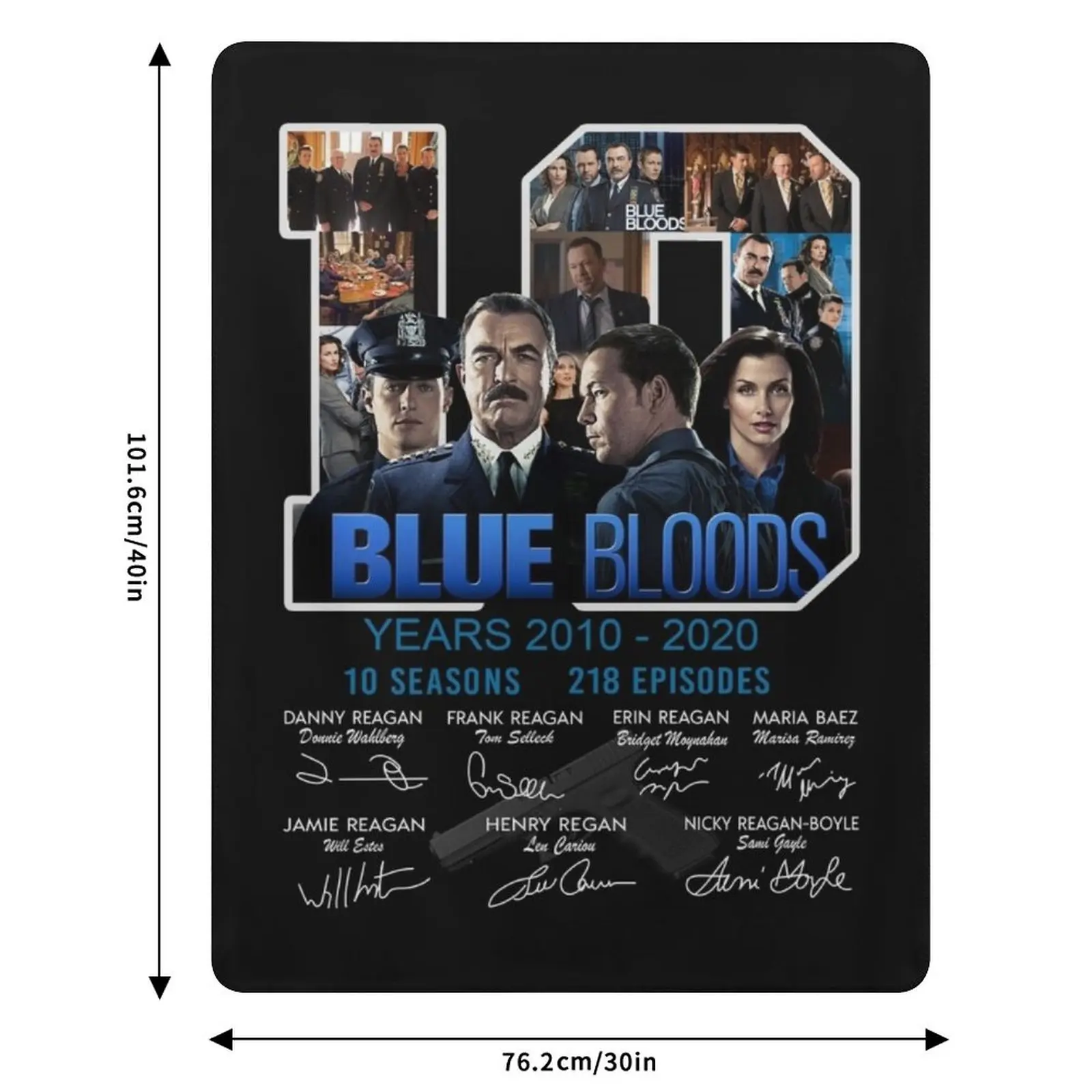 الدم الزرقاء سنة 2010 أ؟؟ 2020 10 مواسم 218 حلقات توقيعات قميص رمي بطانية الفانيلا بطانيات الشتاء الدافئة