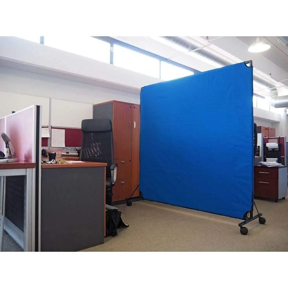 Room Divider | Durable, Lightweight And Easily-Transportable Black 6' X 6' Canvas | Temporary Wall,room Divider