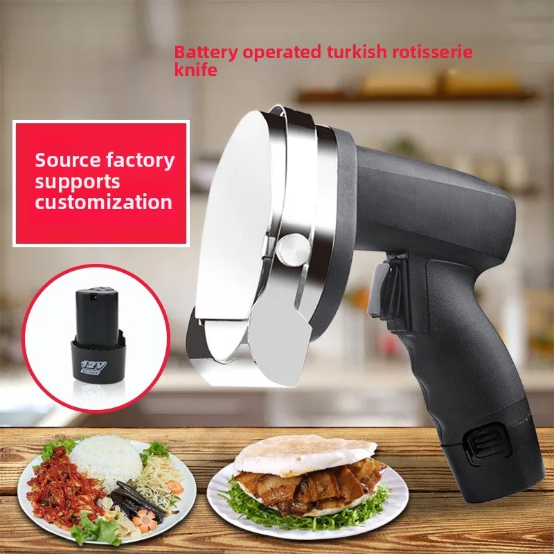 Electric Barbecue Slicer Charging, Handheld Lithium Battery Special Barbecue Slicer