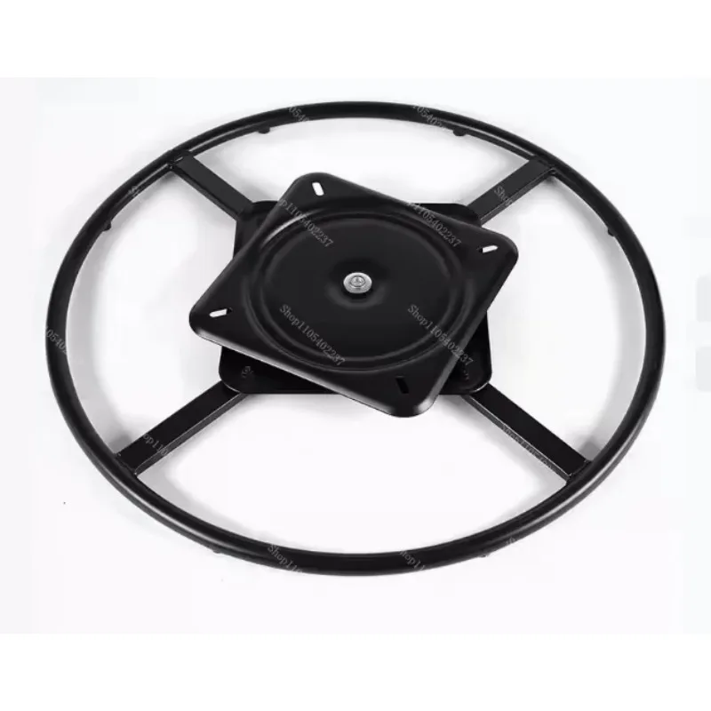 360 Degree Furniture Rotary Swivel Plate, Heavy Duty Iron Frame Rotating Disc for Chair Seat Turntable Hardware