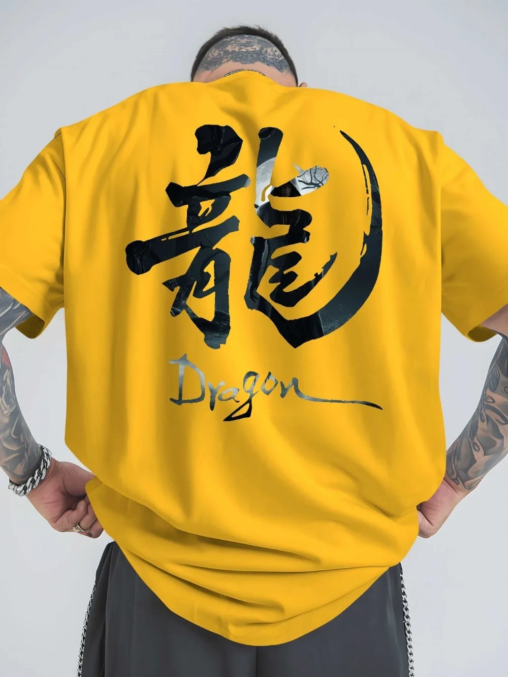 Gulong Totem 3D-Druck Sport Schnelltrocknend Atmungsaktiv Herren T-Shirt Sommer Outdoor Street Fashion Casual Harajuku Y2K Eltern-Kind-Kleidung – Detail 5
