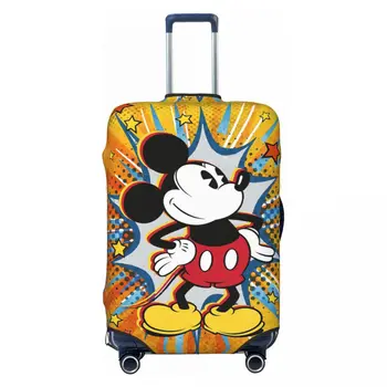 Custom Fashion Mickey Mouse Gepäckabdeckungsschutz, waschbare Reisekofferabdeckungen