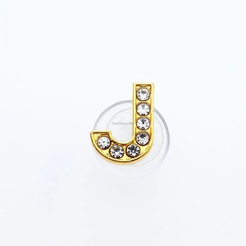 1 Stuks Gouden Letters Metalen Schoen Charmes Kristal Diamant Legering Bedels Schoenen Accessoires Gesp Hoge Kwaliteit Schoenen Decoratie