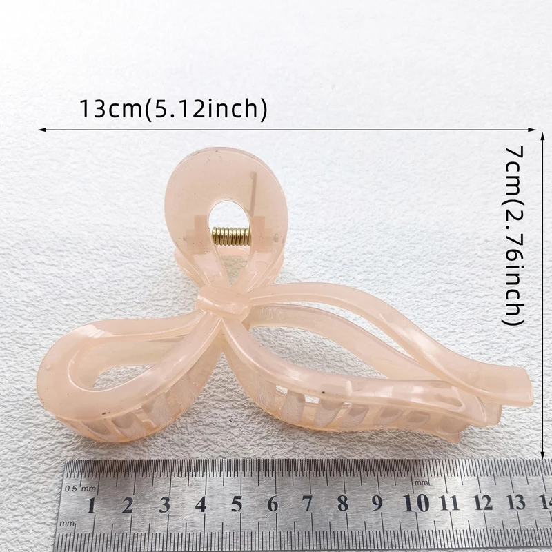 1pcs Shark Jelly Clear Claw Clips Crab Hair Clips For Women Scissors Shape Clamp Barrette Hairpin Girls Hair Accessories