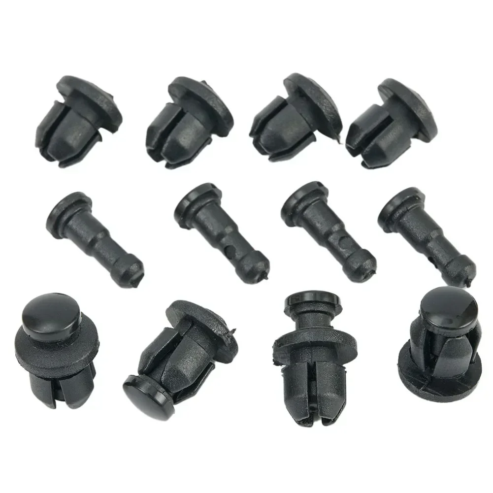 Panel Clips Fairing Clips Black Bodywork For Honda Pan-European ST 1300 Nylon Replace For Honda Blackbird CBR1100