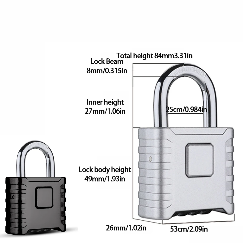 New 1PC Password Locks 4 Digit Waterproof Outdoor Lock For Door Suitcase Bag Package Cabinet Locker Window Padlock ﻿