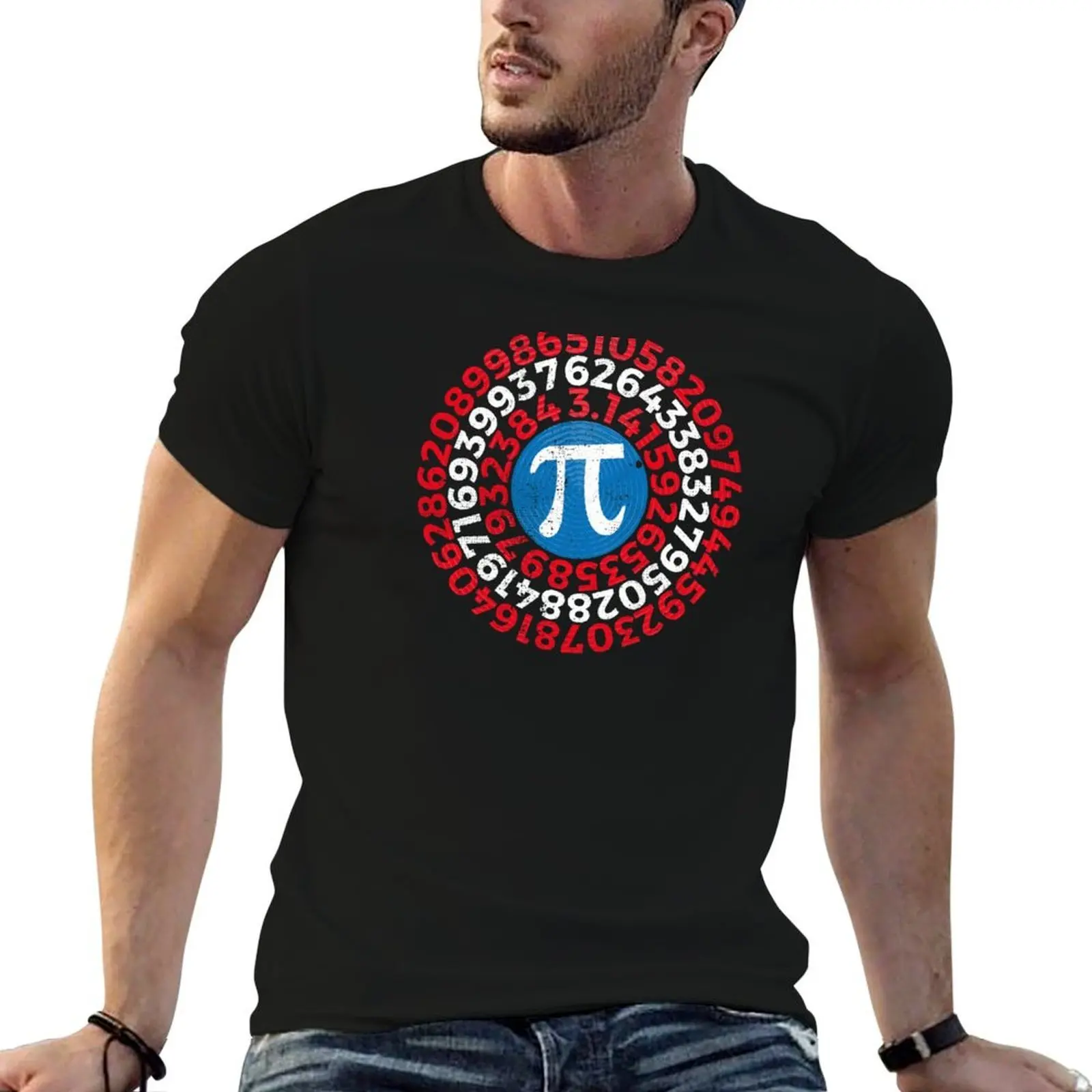 

Pi Day 2025 Funny Pi Superhero Style T-Shirt man t shirts for men t shirt for man 100 percent cotton T-Shirt