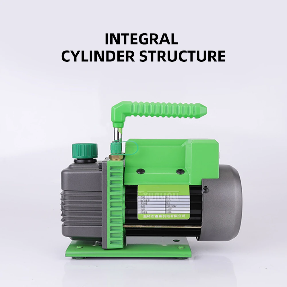 Single Stage Rotary Vane Mini Vacuum Pump Pumping Rate 3cfm Refrigeration Maintenance Tool 720w 220V/110V