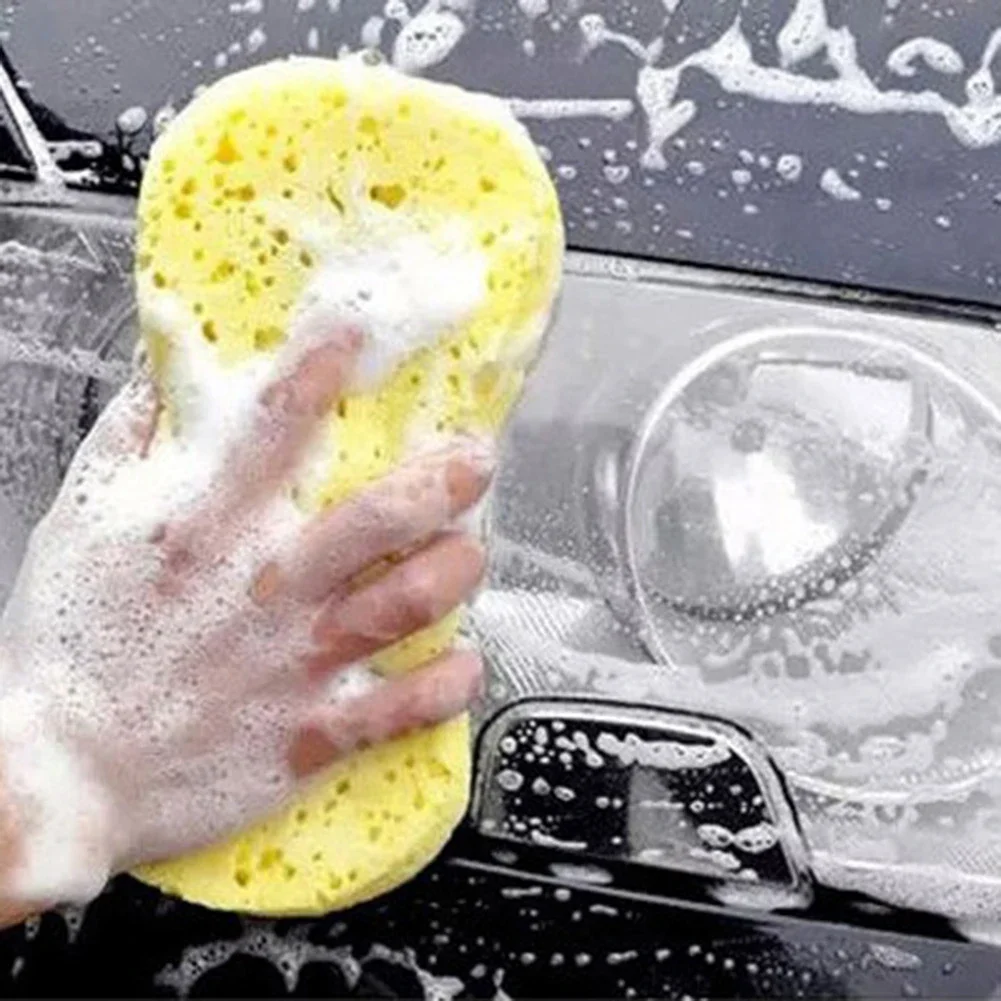 Car Wash Sponge Block Car Motorcycle Cleaning Supplies Large Size Dusting Color Random Washing Sponges Block