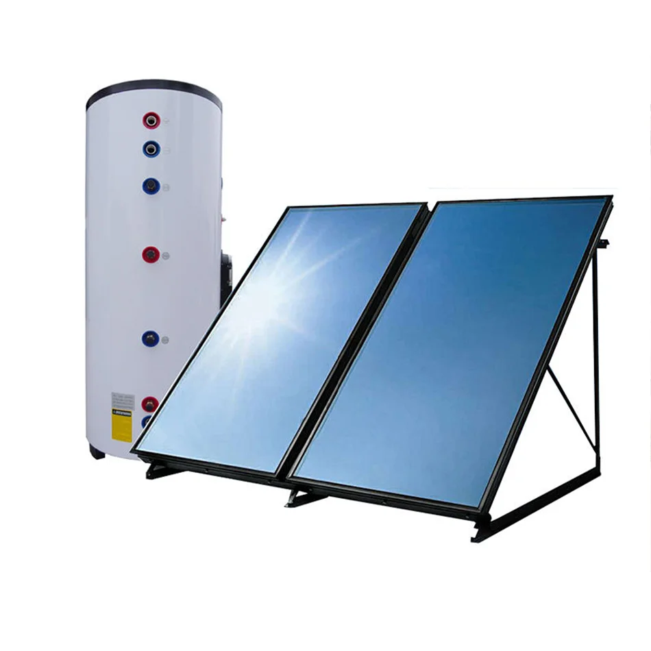 

【Hot】Pressurized Solar Plate Collector Modular Solar Water Heater System Commercial Stainless Steel Material