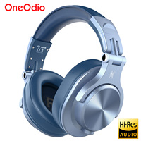 Oneodio A70 Wireless Bluetooth 5.2 Headphones 72Hrs Over Ear Hi-Res Audio 3.5mm/6.35mm Wired Studio DJ Headset With Microphone