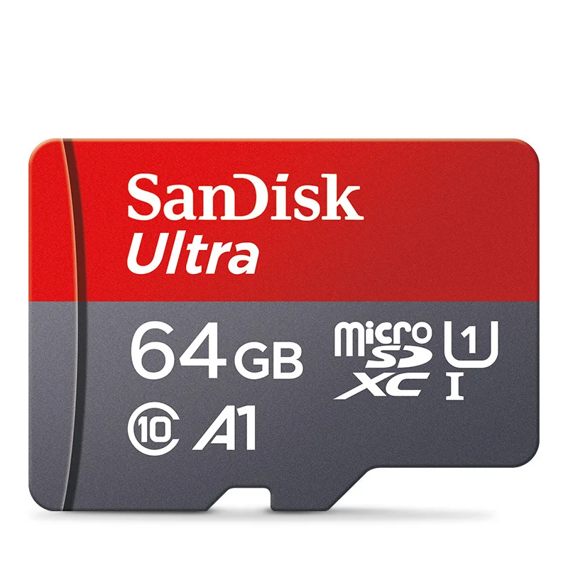 SanDisk Memory Card 32GB Micro SD Card 64GB Flash TF Card 128GB 256GB A1 Ultra Class 10 for Smartphone 4K HD Driving Recorder