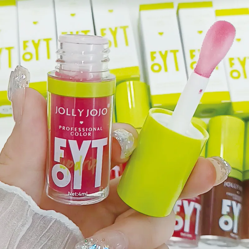 JOLLY JOJO 6 Colours Clear Lip Oil Lip Protectant Oil Lip Plumping Moisturising Mirror Lip Colour image 2