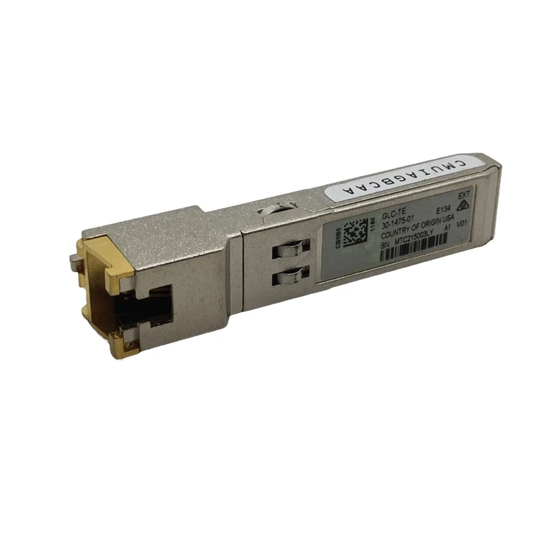 For CIsco GLC-TE 30-1475-01 GLC-T 30-1410-03, Optical Transceiver, original Gigabit RJ45 Optical Module 95% New