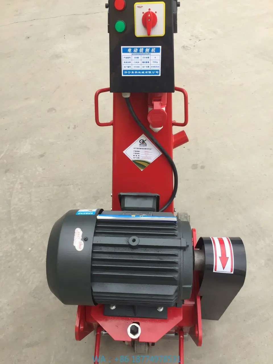 Floor Scarifying MachineFactory Walk-Behind Mini Road Milling Machine Concrete Scarifier