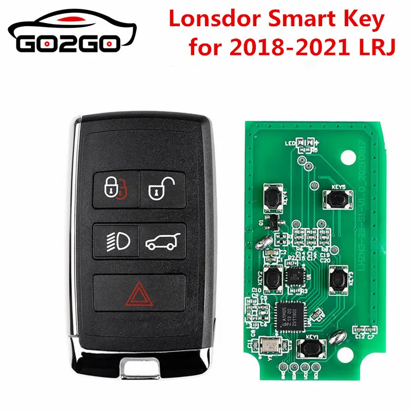 

Lonsdor Smart Key for 2018-2021 Land Rover Jaguar 315MHz/433MHz with Key Shell