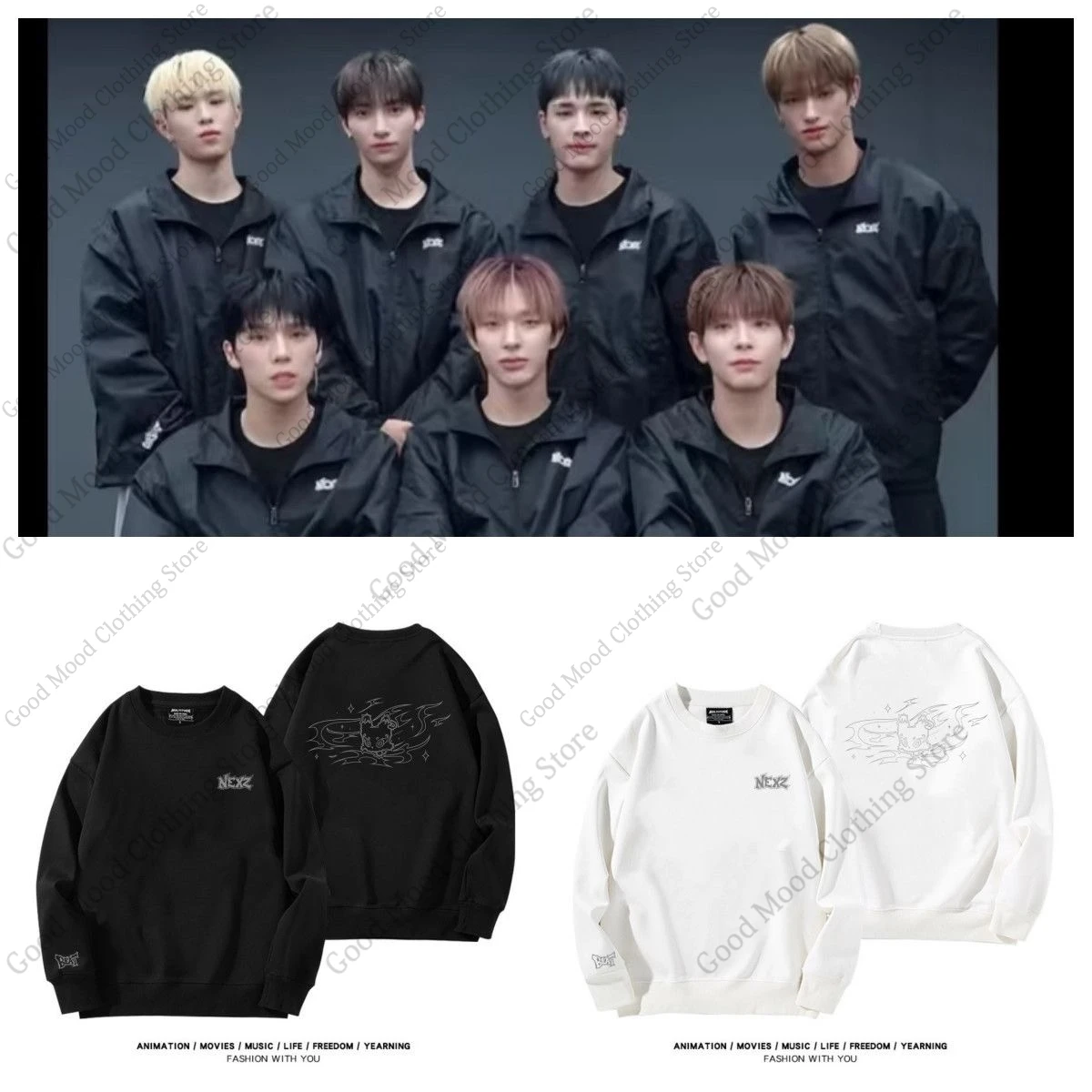 

NEXZ витрина толстовка модная мультяшная одежда с буквенным принтом для фанатов одежда с капюшоном для женщин и мужчин высокое качество толстые теплые пуловеры с круглым вырезом