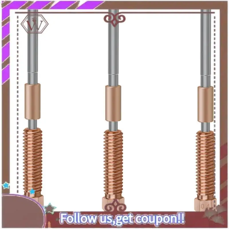 ABBG-طباعة عالية التدفق ترقية فوهة ملحقات الطابعة ثلاثية الأبعاد الأصفر للطابعة K1 Max K1C Ender-3 V3 ثلاثية الأبعاد Hotend 0.4 مم 0.6 مم 0.