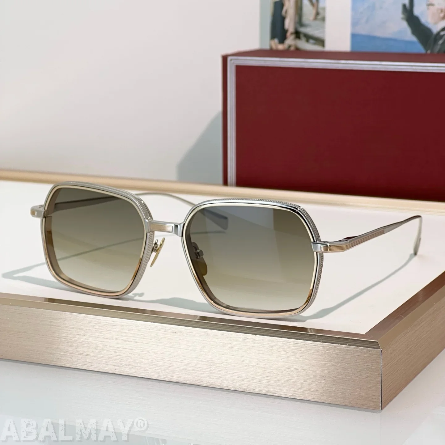

JM ADMIRAL Top Quality Mens Sunglasses for Women Retro Trend Luxury Acetate Titanium UV400 Designer Sunglasses Frame