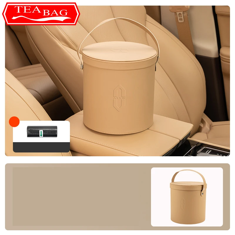 

For Aito M5 M7 M9 2024 2022 2023 Car Styling Trash Can Bag Hanging Storage Box Interior Storage Box Auto Modified Accessories