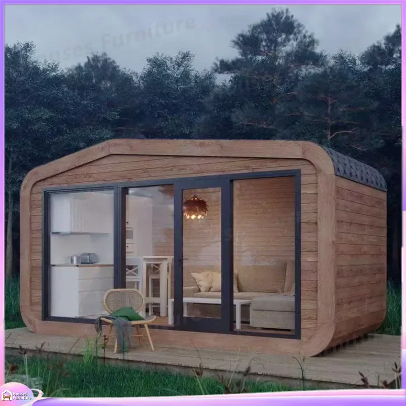 Custom Modern Luxury Outdoor Sauna Room Solid Wood Garden Steam Shower Cabin Dry Wet Digital Control Panel Home Spa Bath