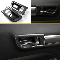내 좋은 자동차 4 개/대 Renault Koleos Samsung QM6 2016-2023 용 자동차 도어 내부 핸들 장식 프레임