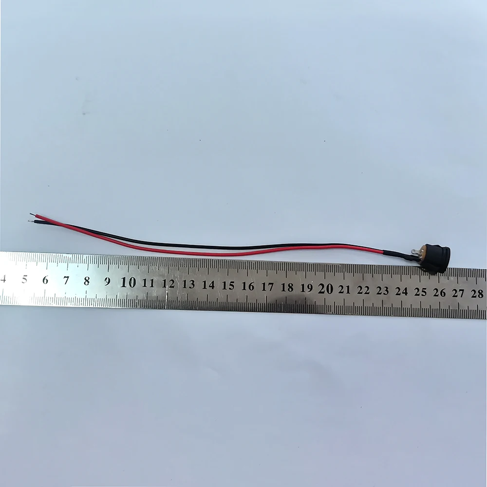 2 Stück 5,5 x 2,1 mm 5,5 x 2,5 mm Praktische Schnappverbindung Runde DC-Strombuchse Buchse für Panelmontage 5,5*2,1 5,5*2,5 mm – Detail 8