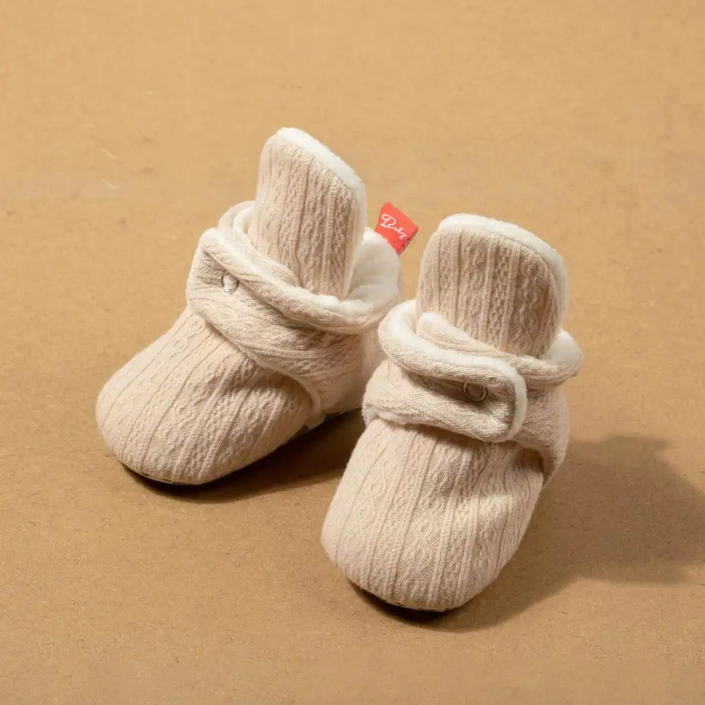 Baby Boy Girl Cute Socks Infant First Walkers Floor Booties Classic Soft Sole Anti-Slip Warm New Fashion Shoes