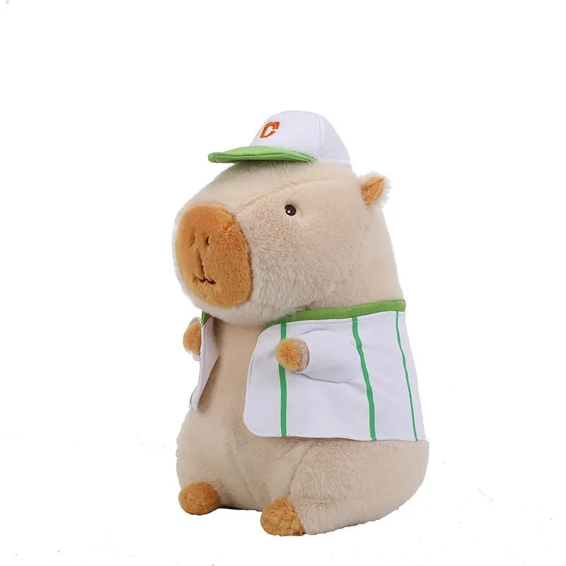 60cm Big Size New Capybara Stuffed Animal Kawaii Cartoon Doll Home Decoration Girl and Children's Pillow Festival Gift Toy