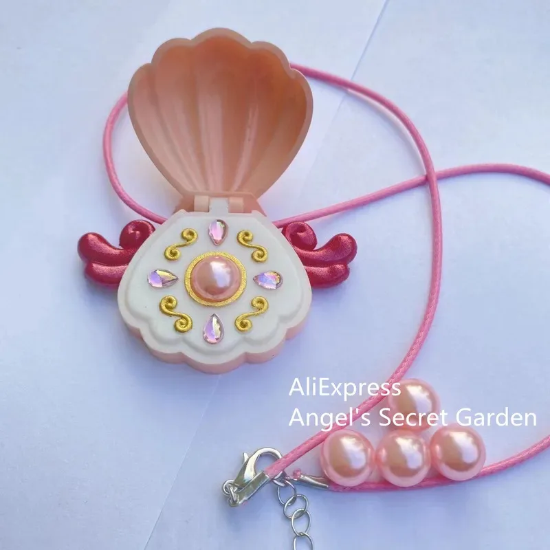 Mermaid Melody Pichi Pichi Pitch shell Pendant Necklace for Women Girls Lucia Rina Toin Hanon Hosho Noel Cosplay Jewelry Gifts view 5