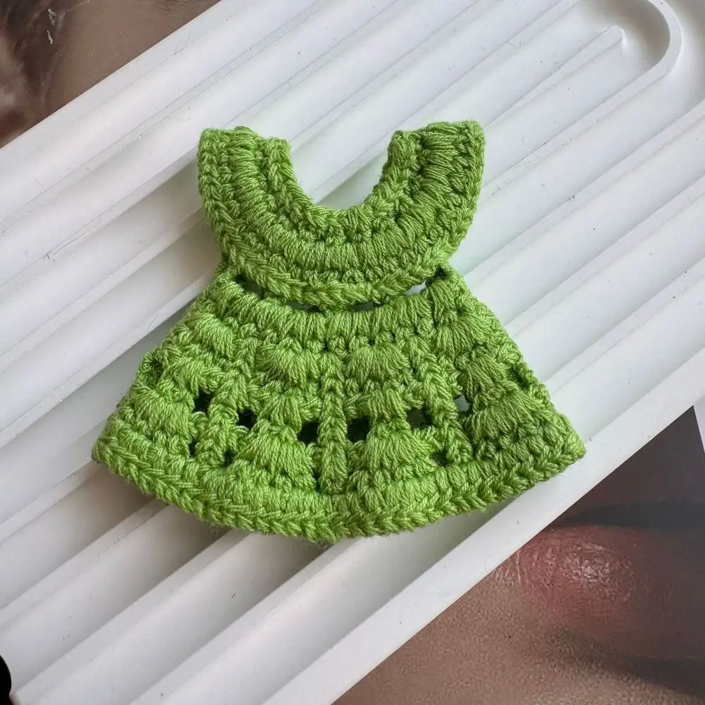 Cute Cotton Doll New Accessories Cute Knitted Dress Plush Dolls Clothes 10cm Cotton Doll/EXO Idol Dolls