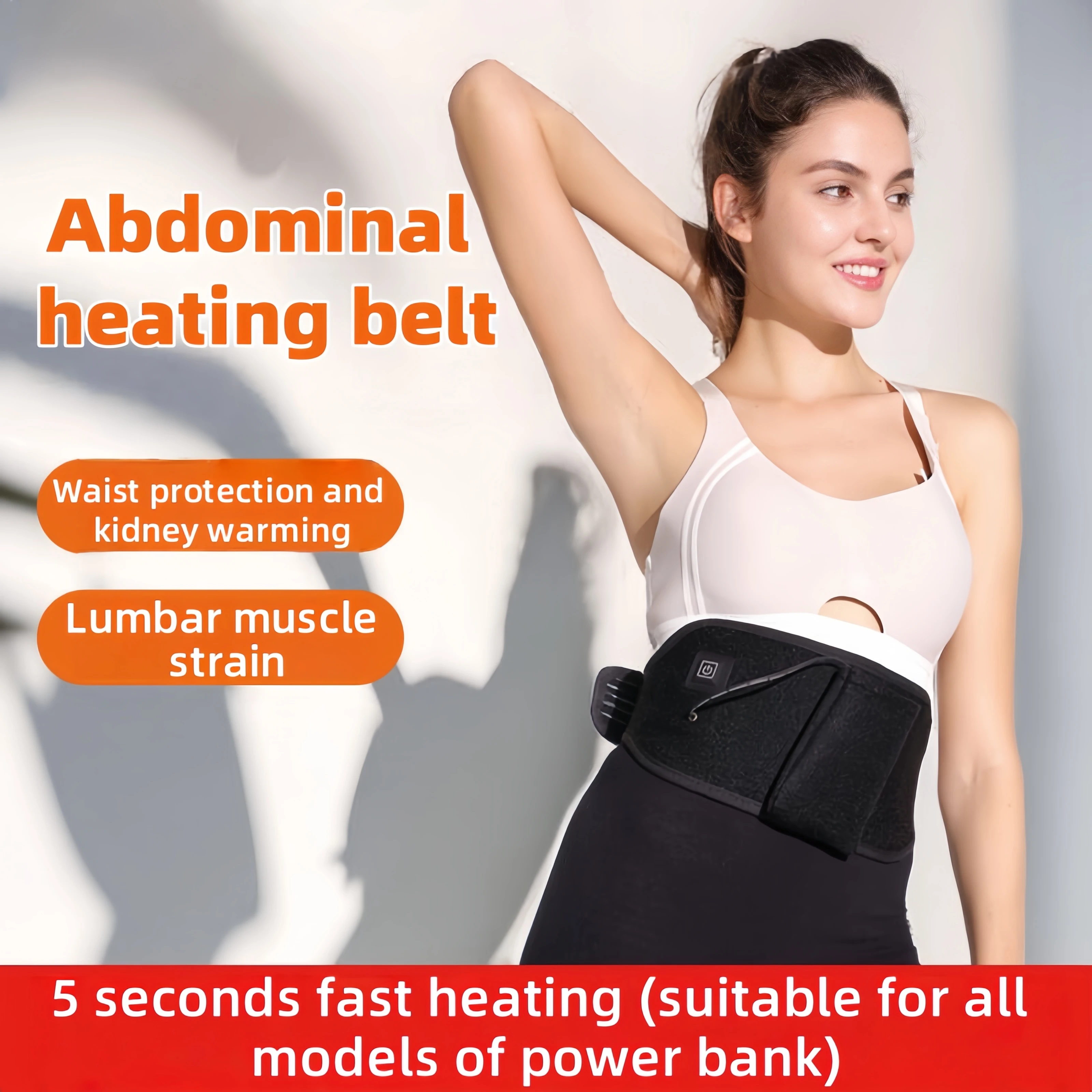 

Heating Belt with Massage Adjustable Warm Wrap for Back Waist Pain Relief Soothing Heat Therapy for Muscle Relaxation