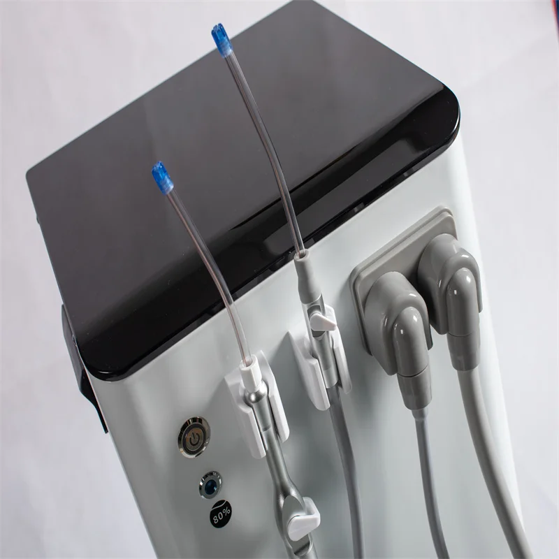 Dental Mobile Negative Pressure Suction Machine Portable Dental Vacuum Pump Suction Unit 110V/220V